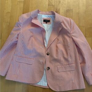 Talbots Red and White Striped Garment